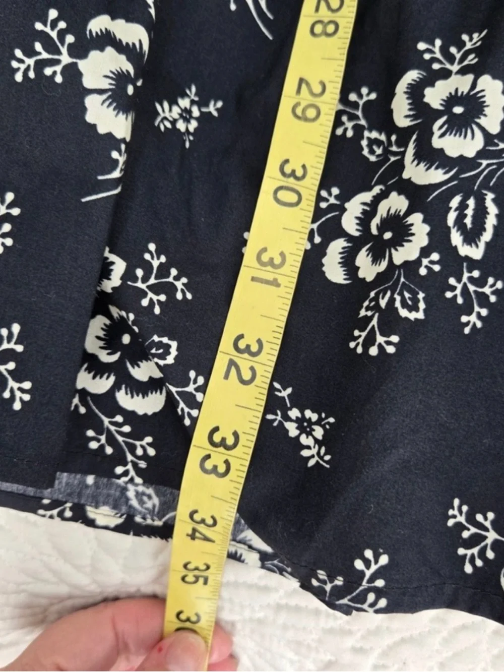 Sea New York XS Black White Floral Smocked Embroidered Tiered Mini Dress - Picture 3 of 4